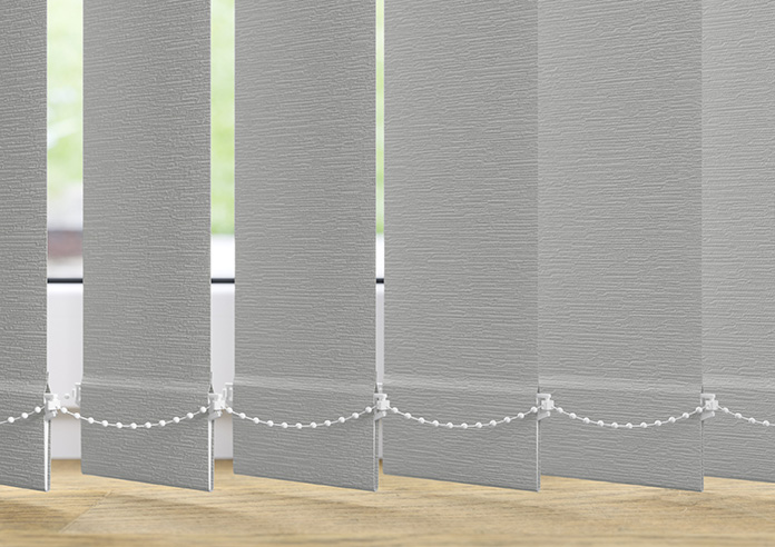 Toulouse (Blackout), Textured Dark Grey - Vertical Blind - Image 4